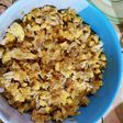 Orek telor daging kepiting
