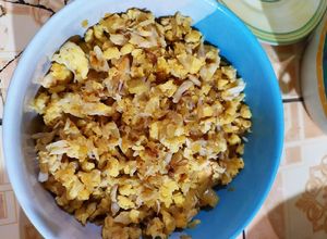 Foto resep Orek telor daging kepiting