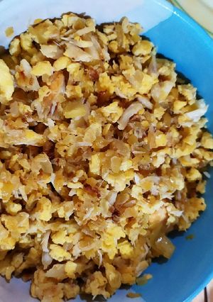 Foto resep Orek telor daging kepiting