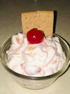 A picture of 5-minute Ambrosia salad.