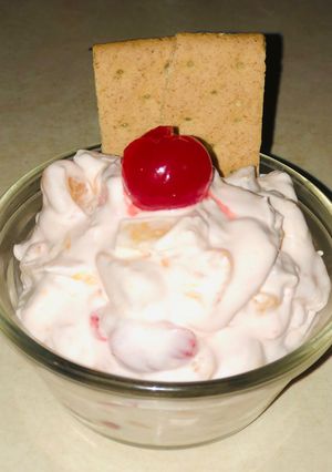 A picture of 5-minute Ambrosia salad.
