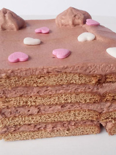 Una foto de Tarta de trufa con galletas superfácil y rica