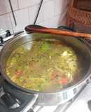 Cazuela de asado de tira