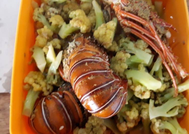 Resep Kari lobster brokoli simple Anti Gagal
