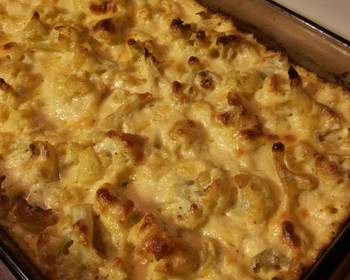 Without Fail Cooking Recipe Cauliflower Mac and Cheese Keto friendly Delicious Perfect
