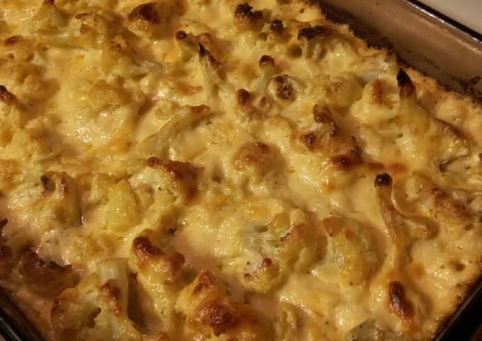 Cauliflower "Mac" and Cheese (Keto friendly)