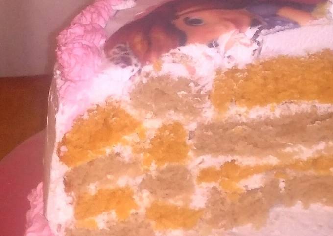 Recipe of Super Quick Checker board cake #author marathon