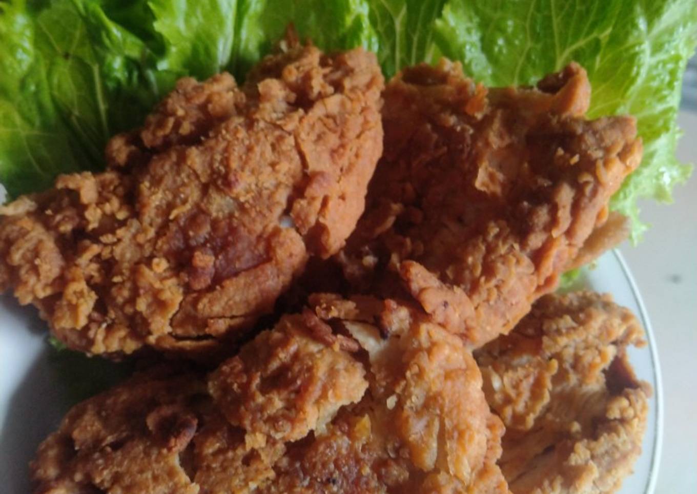 Ayam geprek sambal rica
