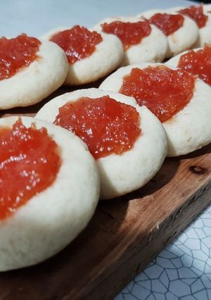 Una foto de Pepas de membrillo