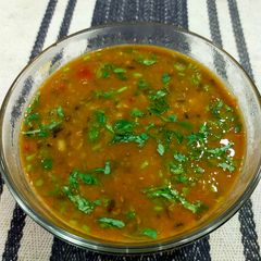 A picture of Moong-Urad dal Curry.