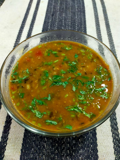 A picture of Moong-Urad dal Curry.