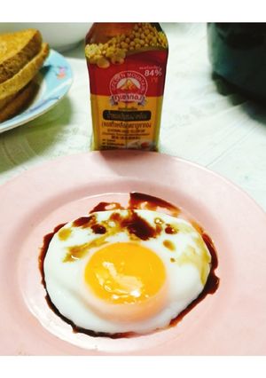 รูปของ 🥚ไข่ดาวน้ำ สูตรไมโครเวฟ Poached Eggs Microwave