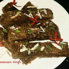 A picture of Ghee ke mawe se bani mithai.