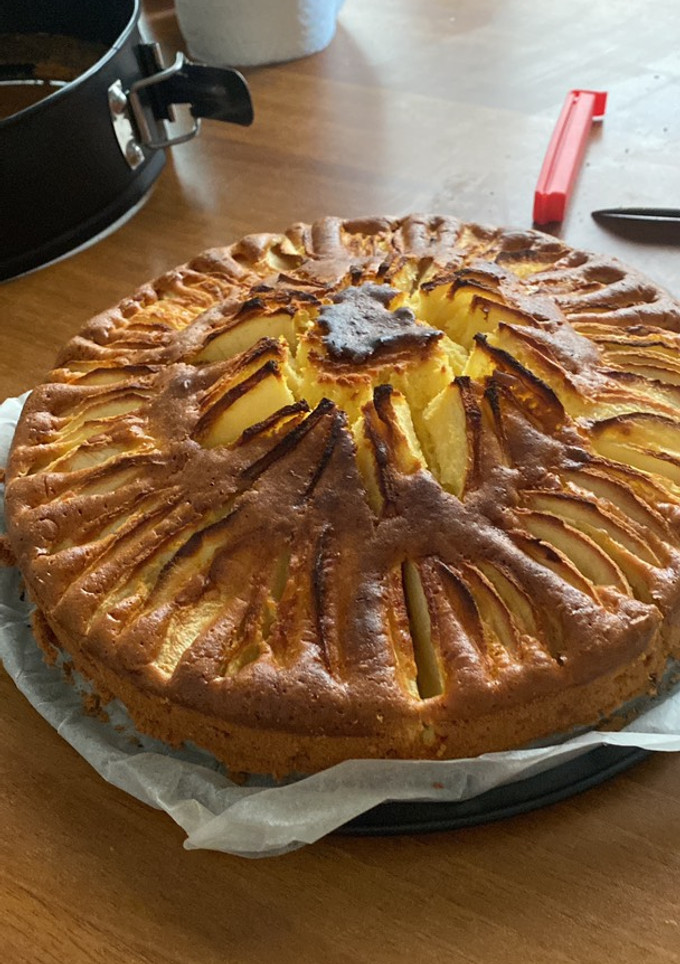 Una foto de Apfelkuchen