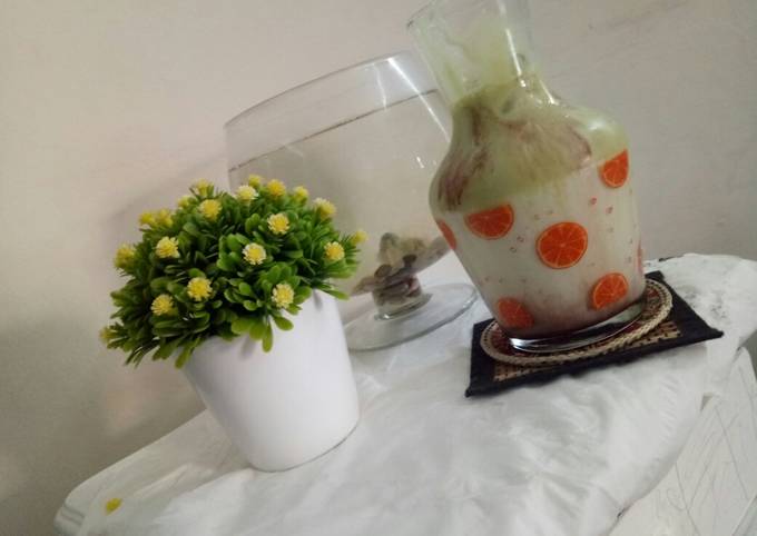 Resep Es Matcha Latte Milk yang Enak
