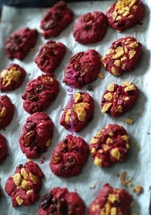 Foto resep Red Velvet Chruncy Cookies
