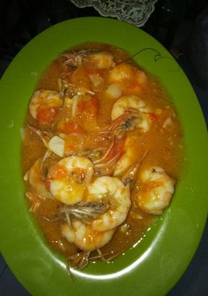 Foto resep Udang tomat pedas