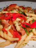Trofie Fresche con Salsiccia, 'Nduja e Peperoni