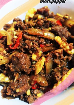 Foto resep Sapi lada hitam (Beef Blackpepper)