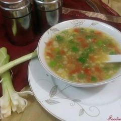 A picture of Corn soup.