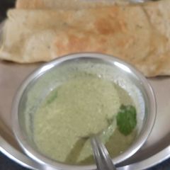 A picture of Brown chickpeas Dosa.