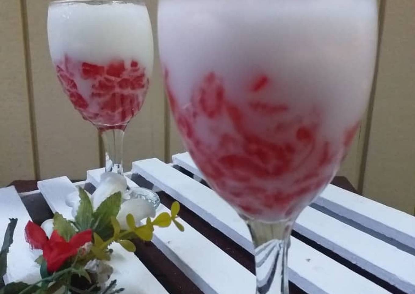 Es Susu Jely Kulit Buah Naga