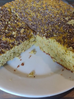 Una foto de Pan de arvejas y zanahoria 🥕 sin harinas