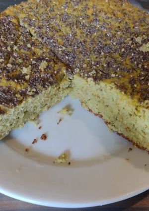 Una foto de Pan de arvejas y zanahoria 🥕 sin harinas