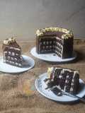 Russian Black & White Chocolate Cake