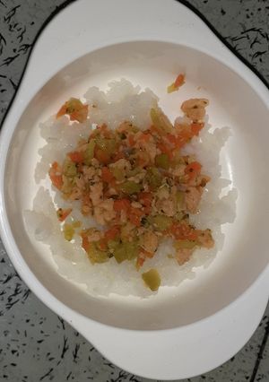 Foto resep Capcay salmon MPASI 10m+