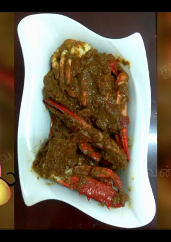 செட்டி நாட்டு நண்டு மசாலா(Chettinadu nandu masala recipe in tamil) செய்முறை முக்கிய புகைப்படம்