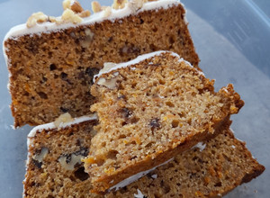 Una foto de Budín carrot cake 100 % integral