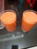 Jugo de mango y fresa