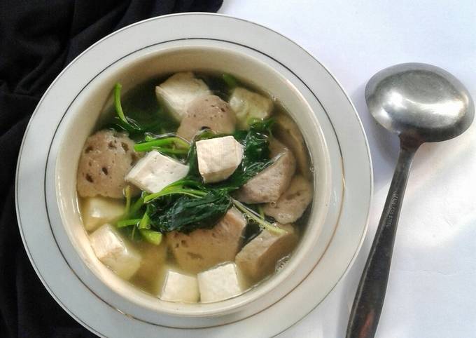 Bening Bayam Tahu Bakso