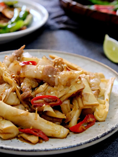 桂竹筍炒五花肉 - 記憶中媽媽的味道 的食譜成品照片