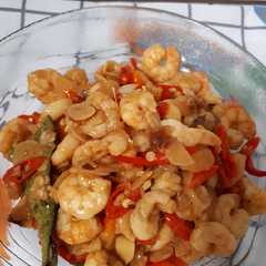 A picture of Tumis Udang.