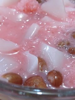 Foto resep Es Kacang Nutrijel Kelapa Muda