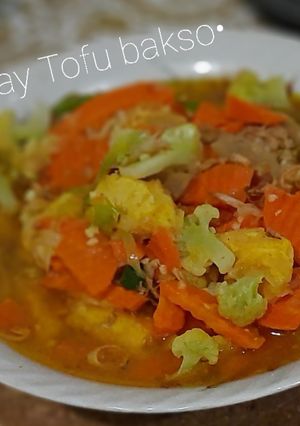 Foto resep •Capcay tofu bakso•