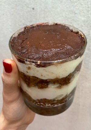 Una foto de Tiramisú porridge