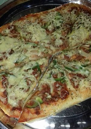 Foto resep Pizza bumbu kari pedas
