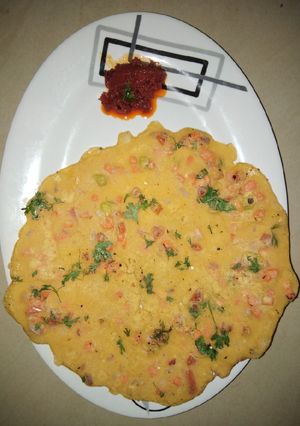 A picture of Veg omelette.
