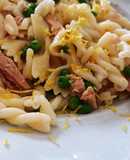 # 24 04 08  "Munch a konyhámból" tonhalfilé, tészta, zöldborsó, reszelt citromhéj