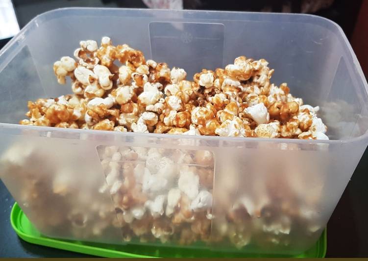makanan Popcorn Karamel ala XXI Anti Gagal