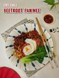 Dry Chili Beetroot Pan Mee (Chili Ban Mian)