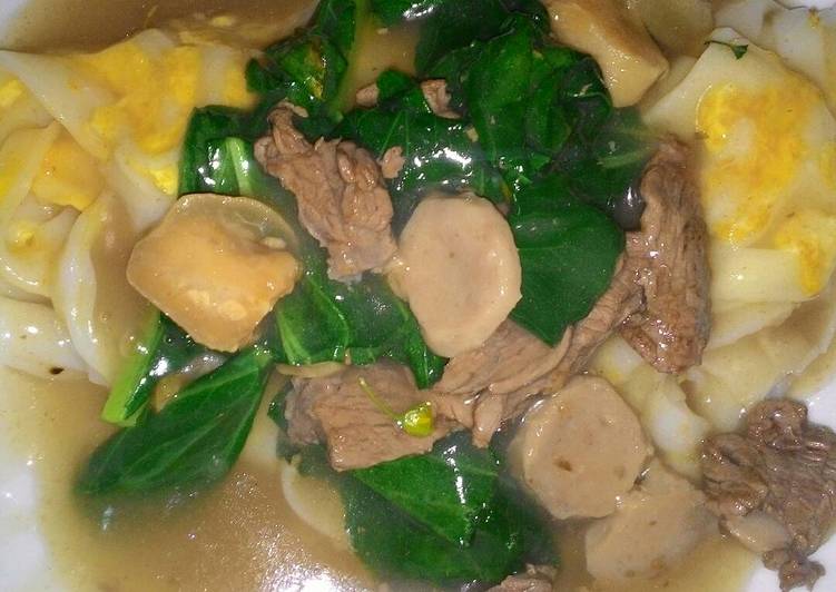 Resep Kwetiaw sapi lada hitam Anti Gagal