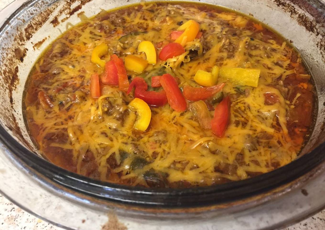 My Tomato Hot Peppered Steak Mince meal with VegðŸ˜€