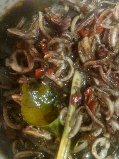 Foto resep Cumi Hitam Pedas