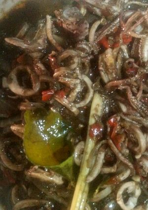 Foto resep Cumi Hitam Pedas