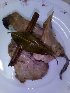 Una foto de Conejo en adobo