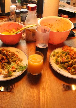 Una foto de Almuerzo de receta no del todo brillante, eso sí........Súper rica